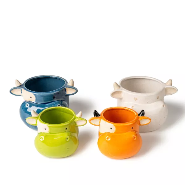 Zvířecí keramický držák svíčky