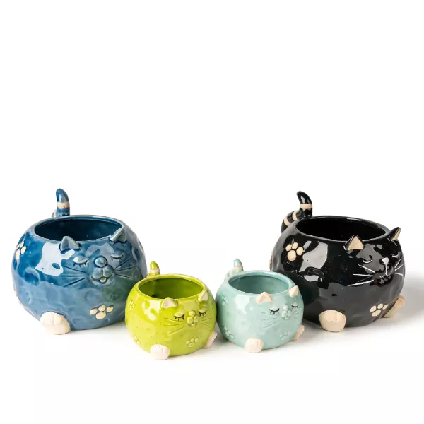 Zvířecí keramický držák svíčky