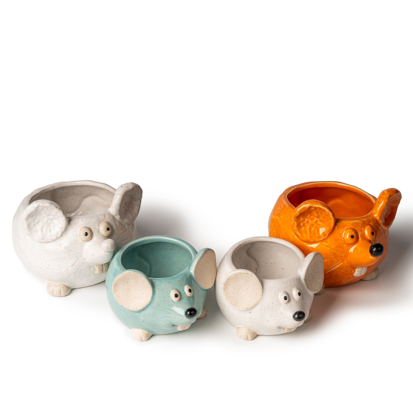 Keramické svícny ve tvaru myši: Vneste do života roztomilost a teplo