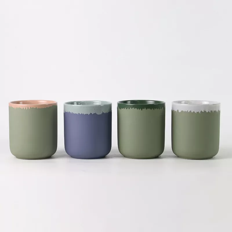 Keramický svícen s povrchovou úpravou Natural Color