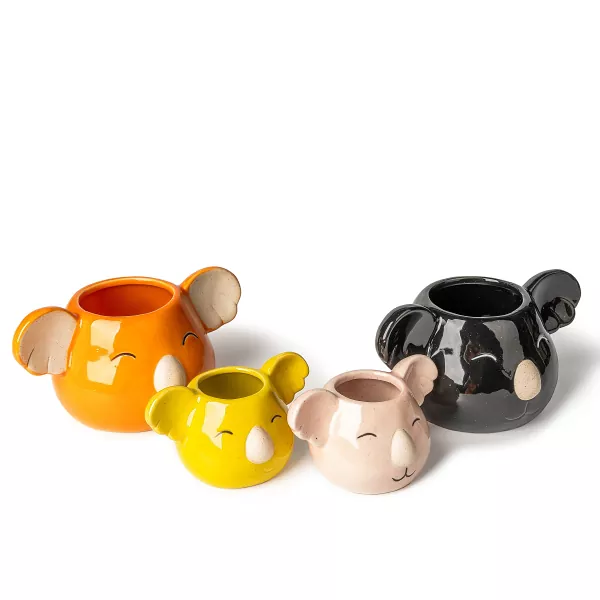 Keramické svícny ve tvaru koaly