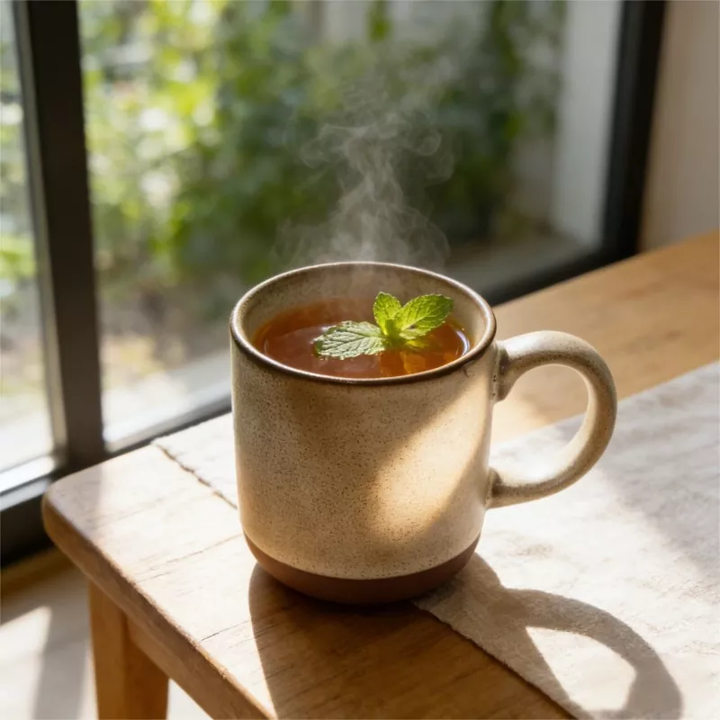 Jednoduchý moderní keramický cestovní hrnek